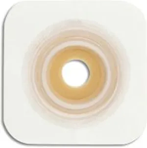 Natura® Stomahesive® Skin Barrier, 5" x 5" (12.5cm x 12.5cm) White, Moldable Stoma Opening 1-1/4" - 1-3/4" (33mm - 45mm), Flange 2-1/4" (57mm) - Box of 10