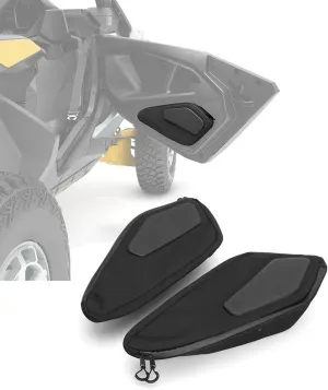 New Lower Door Bags Fits for Can-am Maverick R Driver and Passenger Side Tool Door Waterproof Bags Black Compatible with CAN-AM MAVERICK R Door Storage Bags Accessories(Pack of 2)