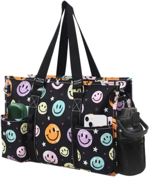 NGIL Utility Water Resistant Zippered Lined Tote Bag,Multi Pocket Organizer, Work Tote Bags for Women, Nurse Tote,Nurse Gift