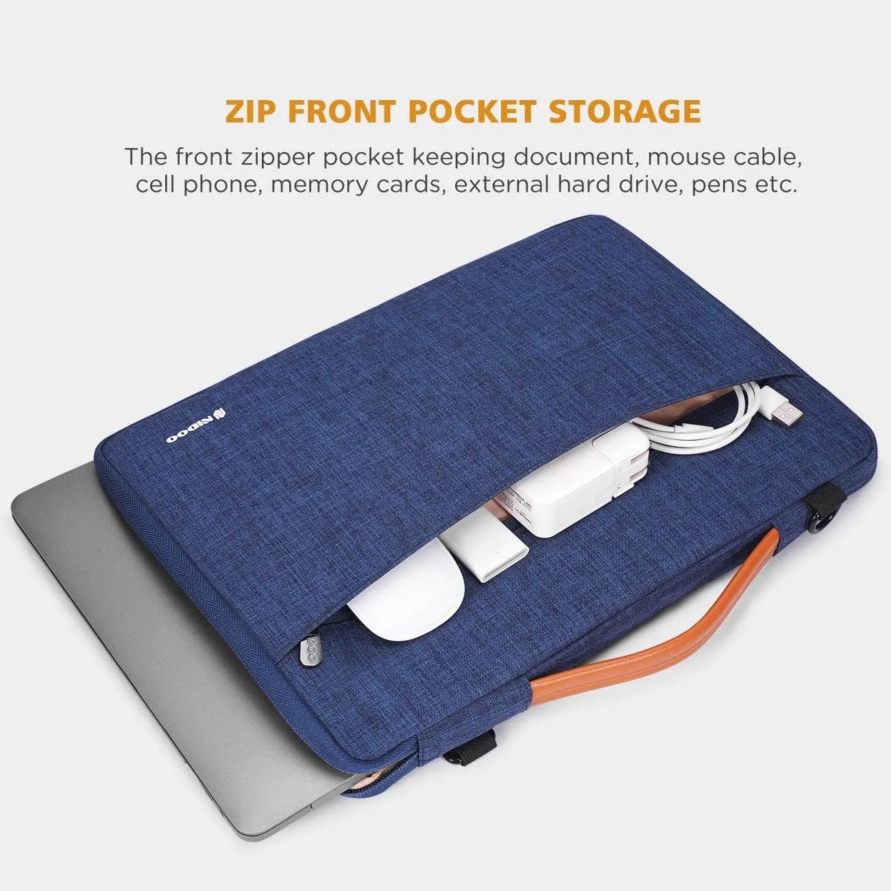 NIDOO 17.3 Inch Laptop Sleeve Bag Notebook Carrying Handbag Computer Case Compatible with 17.3" HP Gaming Pavilion 17 / Lenovo Legion 5 Gen 6 Y540 / Acer Chromebook 317 / Dell Inspiron 17 / G7 17