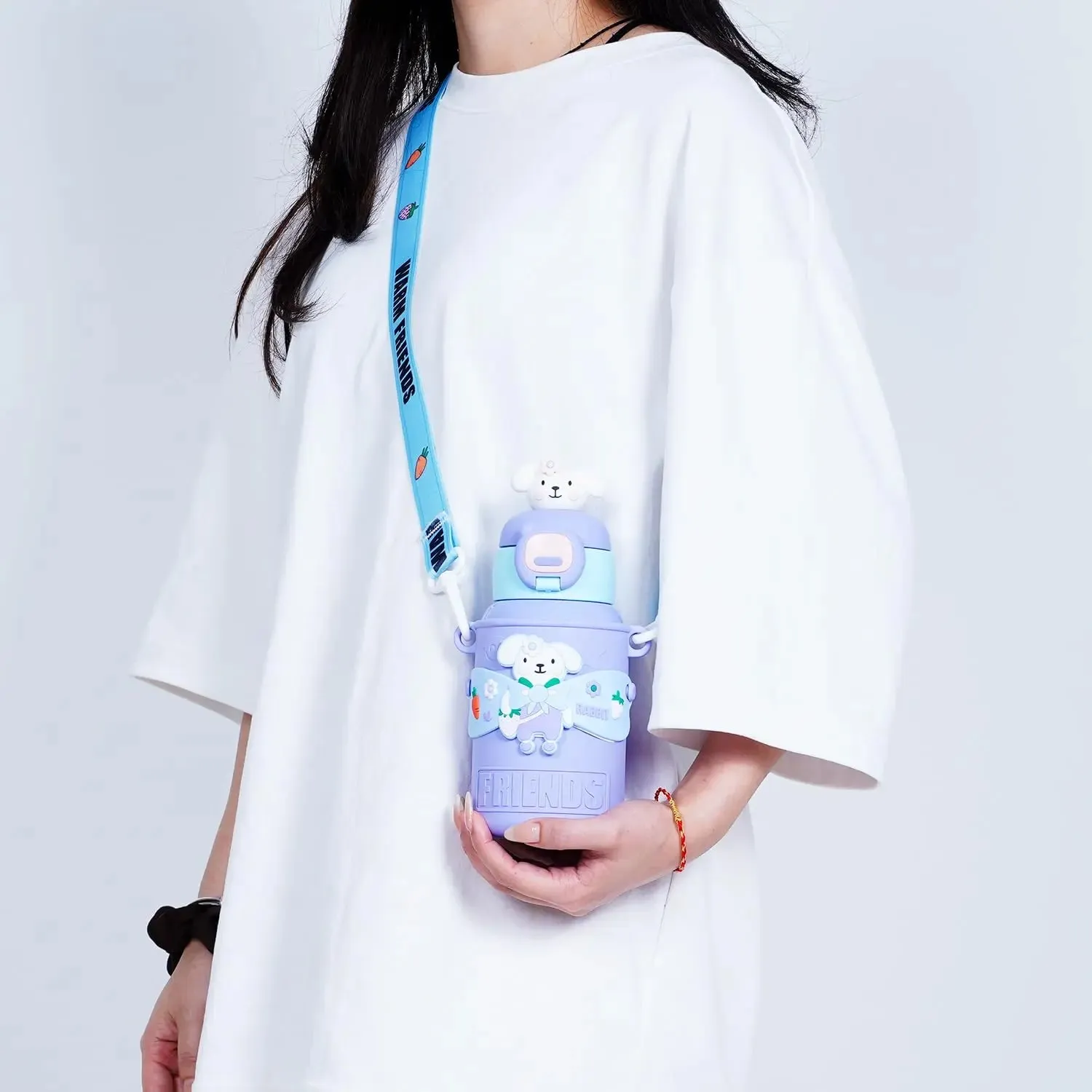 NIYO TOYS Insulated Water Bottle for School - Fun Design