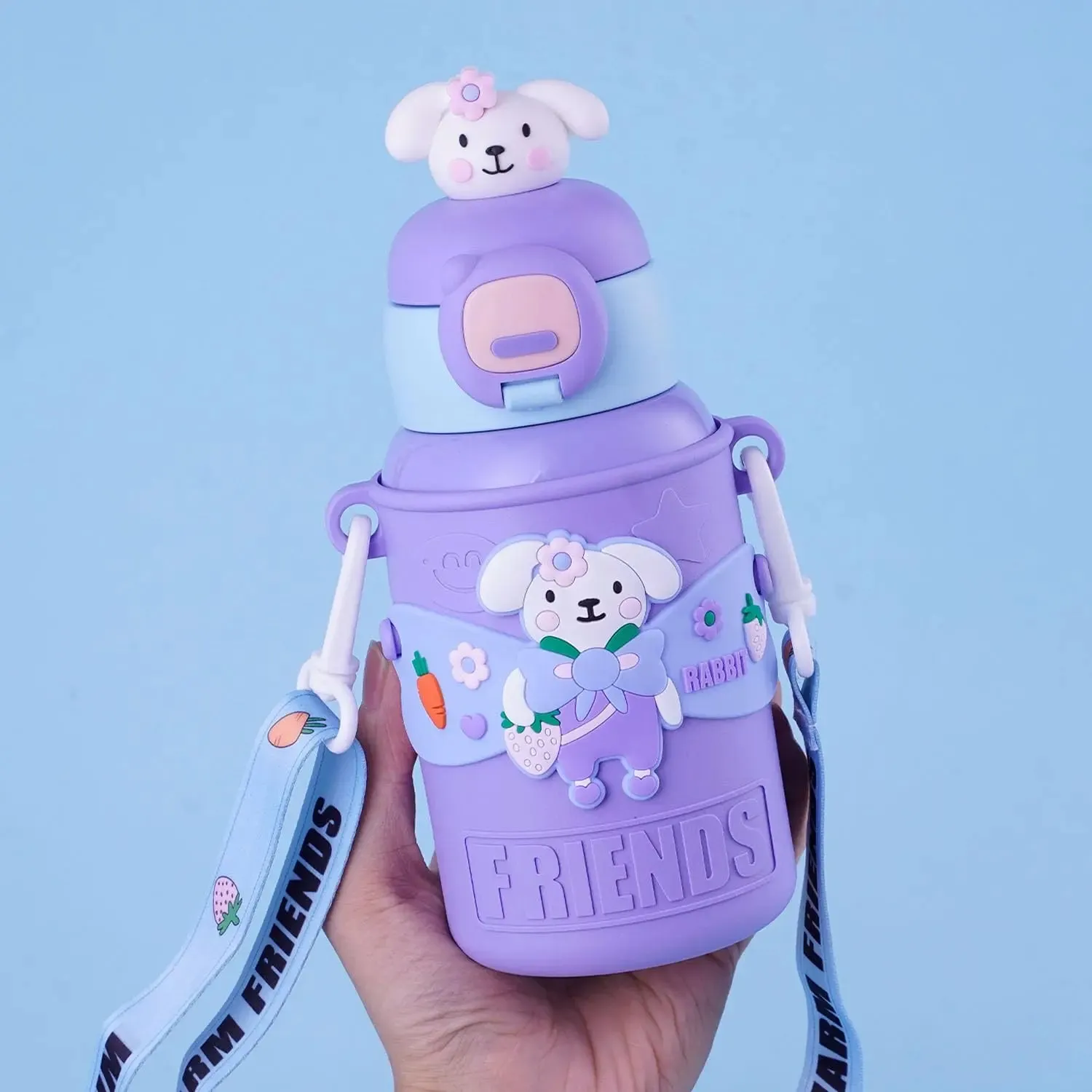 NIYO TOYS Insulated Water Bottle for School - Fun Design