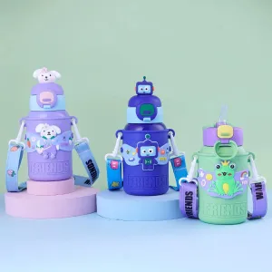 NIYO TOYS Insulated Water Bottle for School - Fun Design