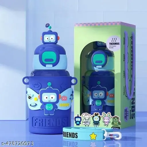 NIYO TOYS Insulated Water Bottle for School - Fun Design