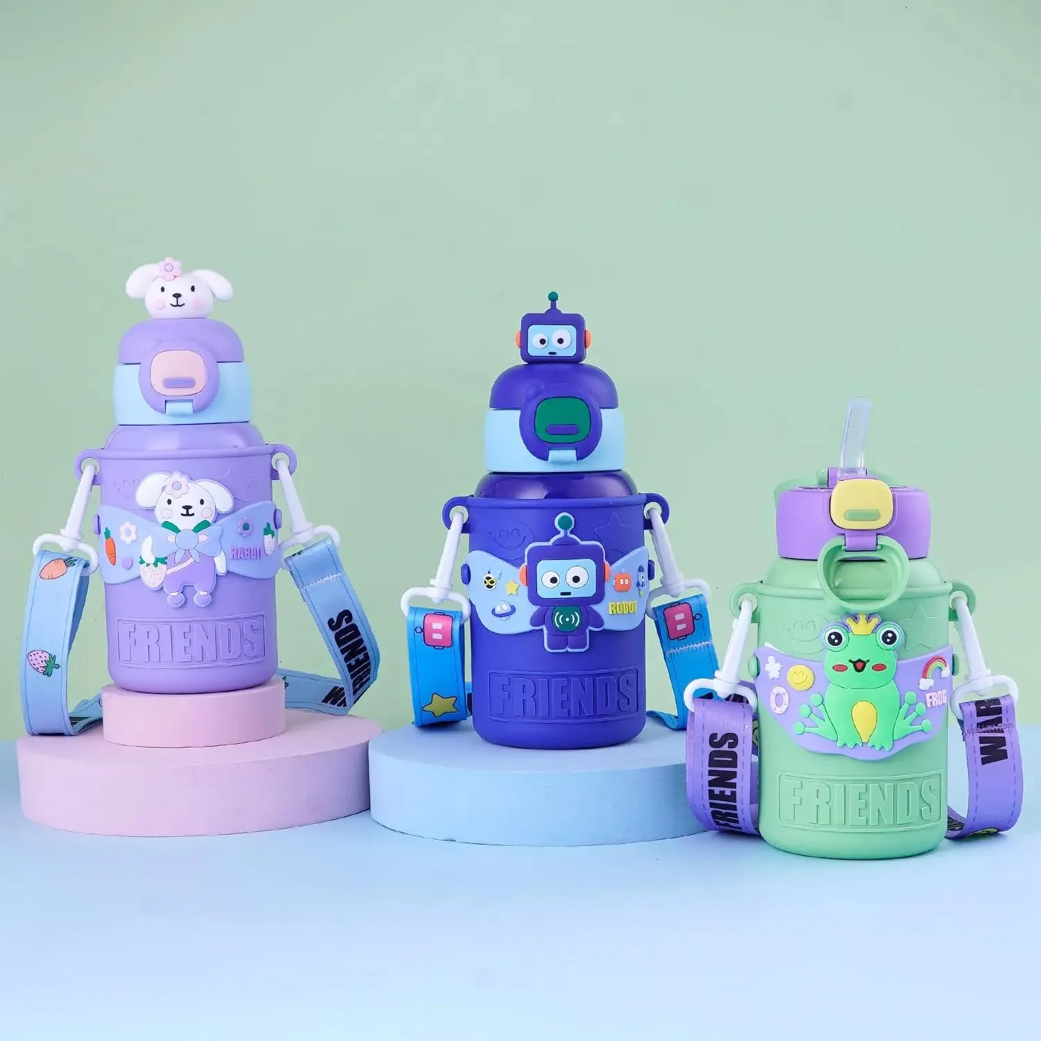 NIYO TOYS Insulated Water Bottle for School - Fun Design