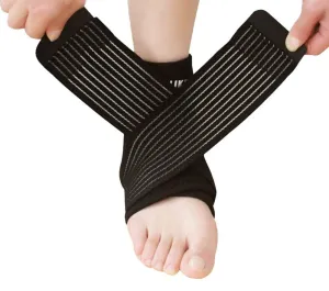 Nonslip Breathable Ankle Brace with Adjustable Compression Wrap Support Foot Stabilizer for Arthritis, Injury Recovery, Joint Pain, Ankle Sleeve Guard for Sports Basketball, Football, Soccer, Running