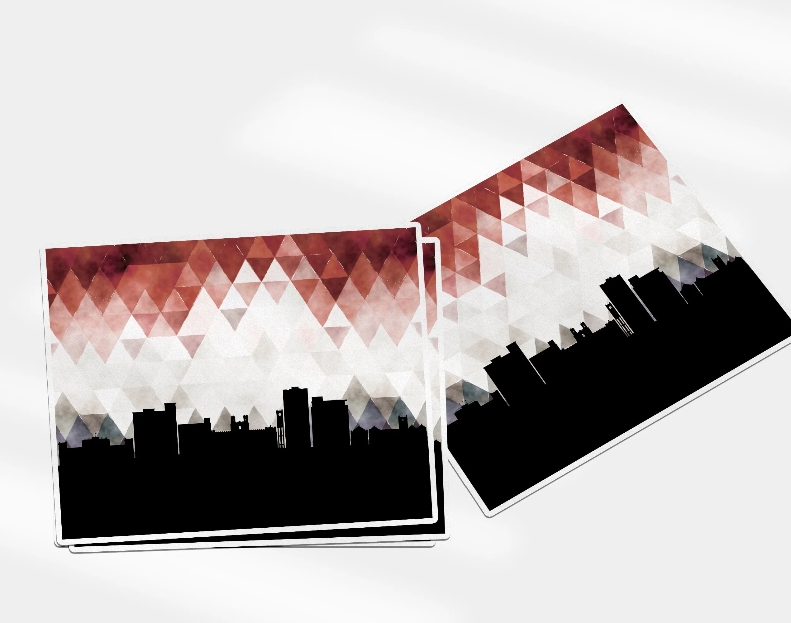 Norman, Oklahoma geometric skyline