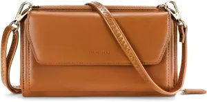 nuoku Wallets for Women Credit Card Slots with RFID Blocking Large Capacity Wristlet