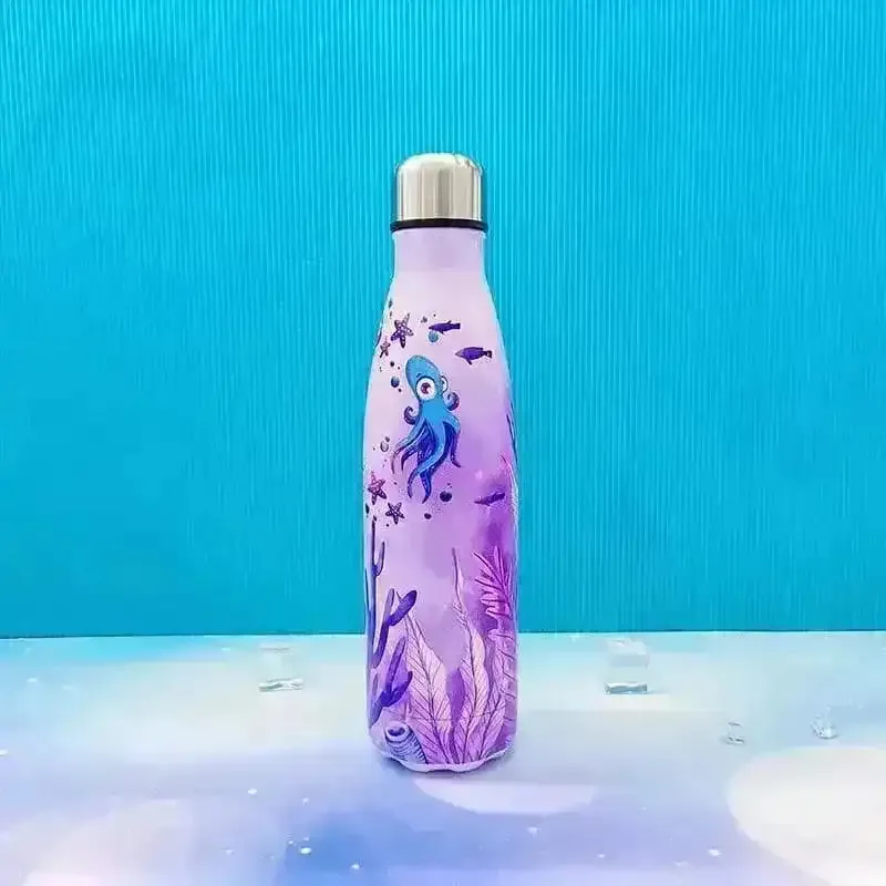 Ocean World Cola Metal Water Bottle (500 ml)