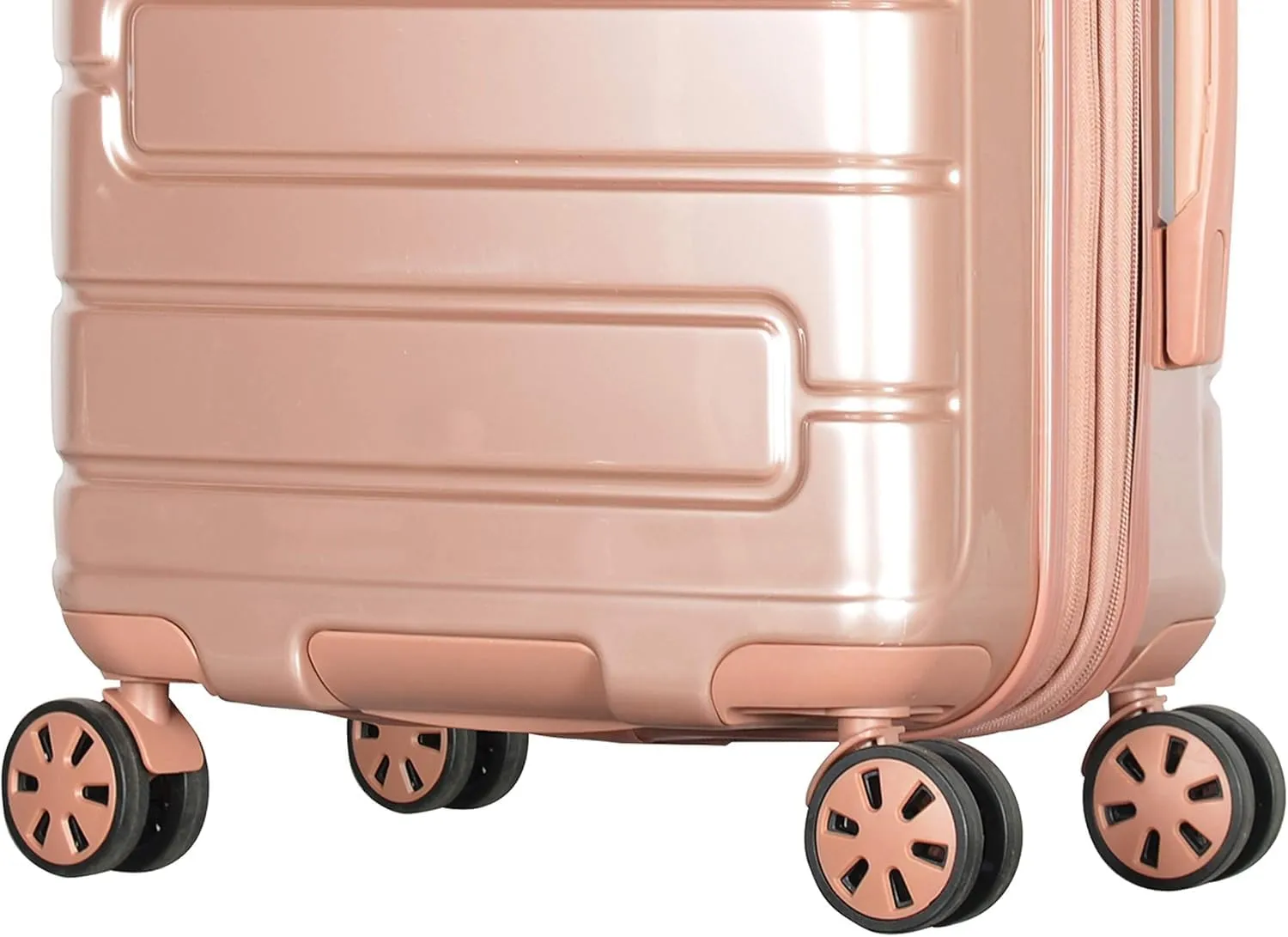 Olympia U.S.A. Nema 22-inch Carry On Luggage Expandable Lightweight Hardside Double 4 Wheel Spinner Suitcase with TSA Lock and Hidden Laptop Compartment