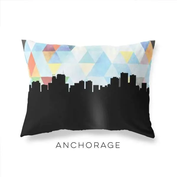 Oranjestad, Aruba geometric skyline