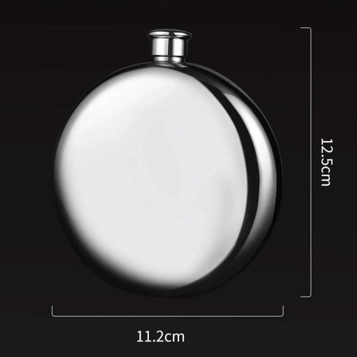 Outdoor Travel Small Flasks 316 Stainless Steel Flasks with Funnel Flasks for Liquor for Men Wedding Party Birthdays 10Oz Flasks(C)