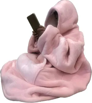 Oversized Hoodie Blanket, Wearable Blanket sweatshirt, Ultra Soft Sherpa Fleece Comfy Snuggle Hoodie