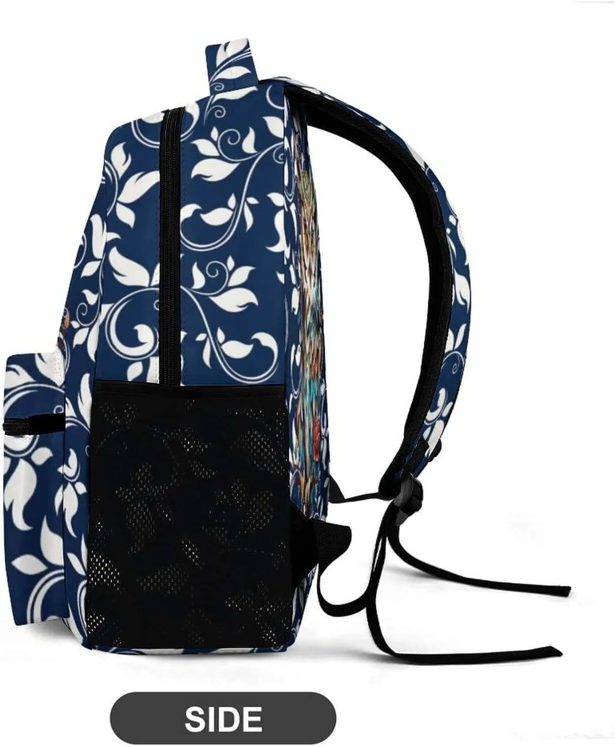 Owl Backpack for Kids Girls Boys School, 16 Inches Cute Owl Theme Bookbag, Adjustable, Lightweight, Large Capacity, Colorful Owl Backpack for School