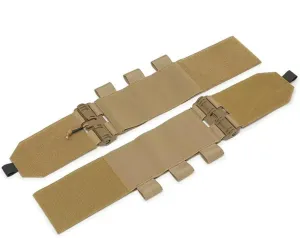 Pair of Elastic Tactical Vest Cummerbund Quick Release Mounting Strap with Magazine Pouches