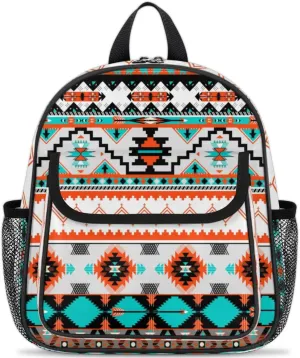 Pardick Aztec Little Kids Backpack for Boys Girls Aztec Print Pre-K Toddler Backpack Travel Bag - Name Tag and Chest Strap
