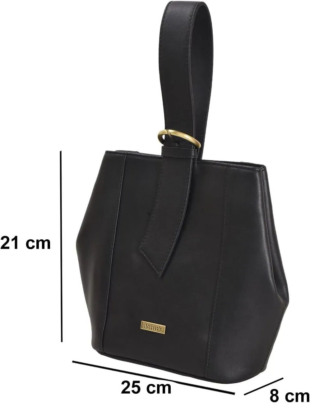 Party Wrist bag For Womens Nappa Flat Genuine Leather with Dual Secure Magnetic Buckel Closure & Makeup Mirror
