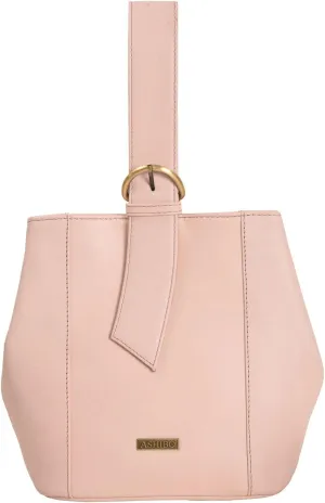 Party Wrist bag For Womens Nappa Flat Genuine Leather with Dual Secure Magnetic Buckel Closure & Makeup Mirror