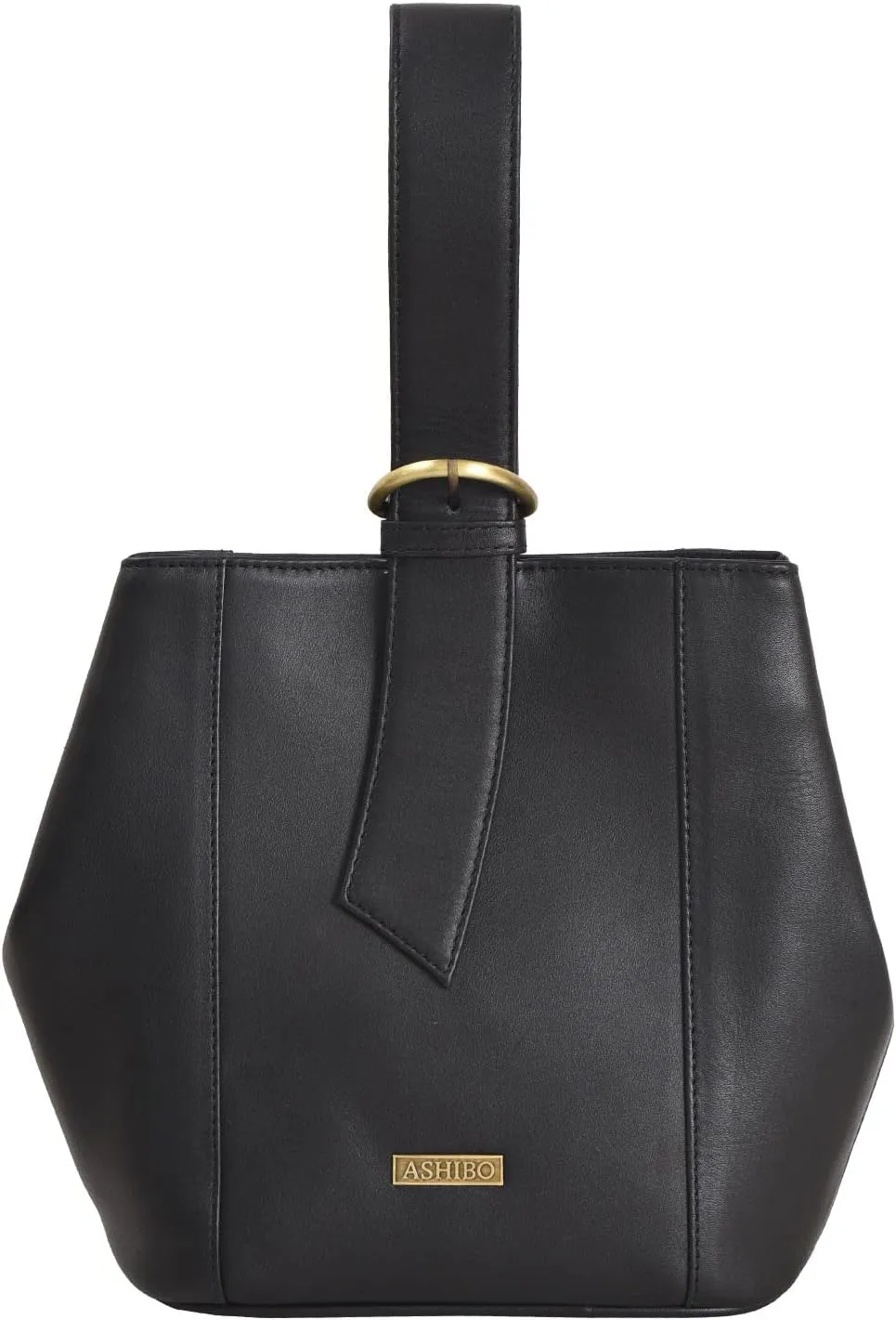 Party Wrist bag For Womens Nappa Flat Genuine Leather with Dual Secure Magnetic Buckel Closure & Makeup Mirror