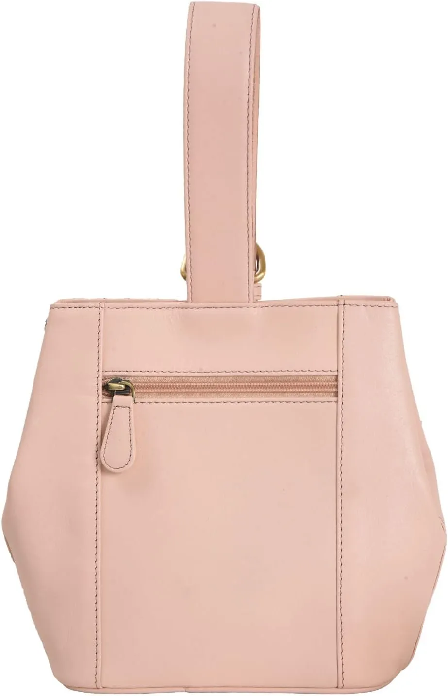 Party Wrist bag For Womens Nappa Flat Genuine Leather with Dual Secure Magnetic Buckel Closure & Makeup Mirror