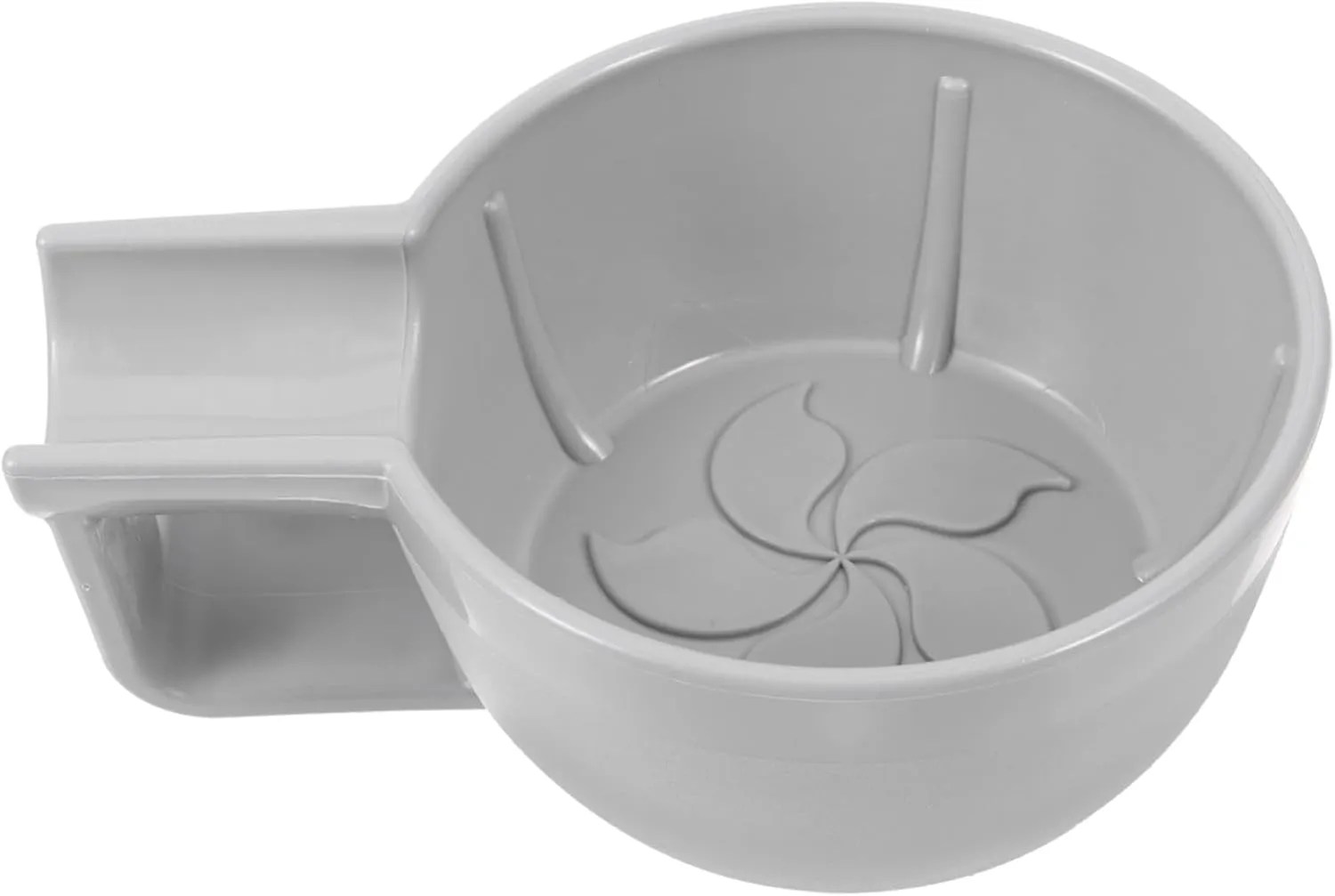 PartyKindom Men Deep Shaving Bowl Handheld Small Shaving Cup with Stable Base for Comfortable Foaming Experience for Home Travel Use with Stylish Design