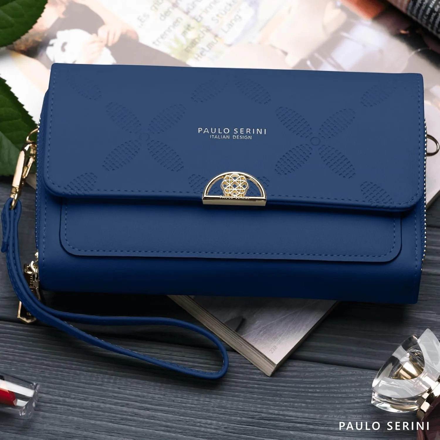 PAULO SERINI® Crossbody bag for Women - Phone Wallet Clutch Handbag - Women’s Wristlet Purses - Birthday Gifts for Women