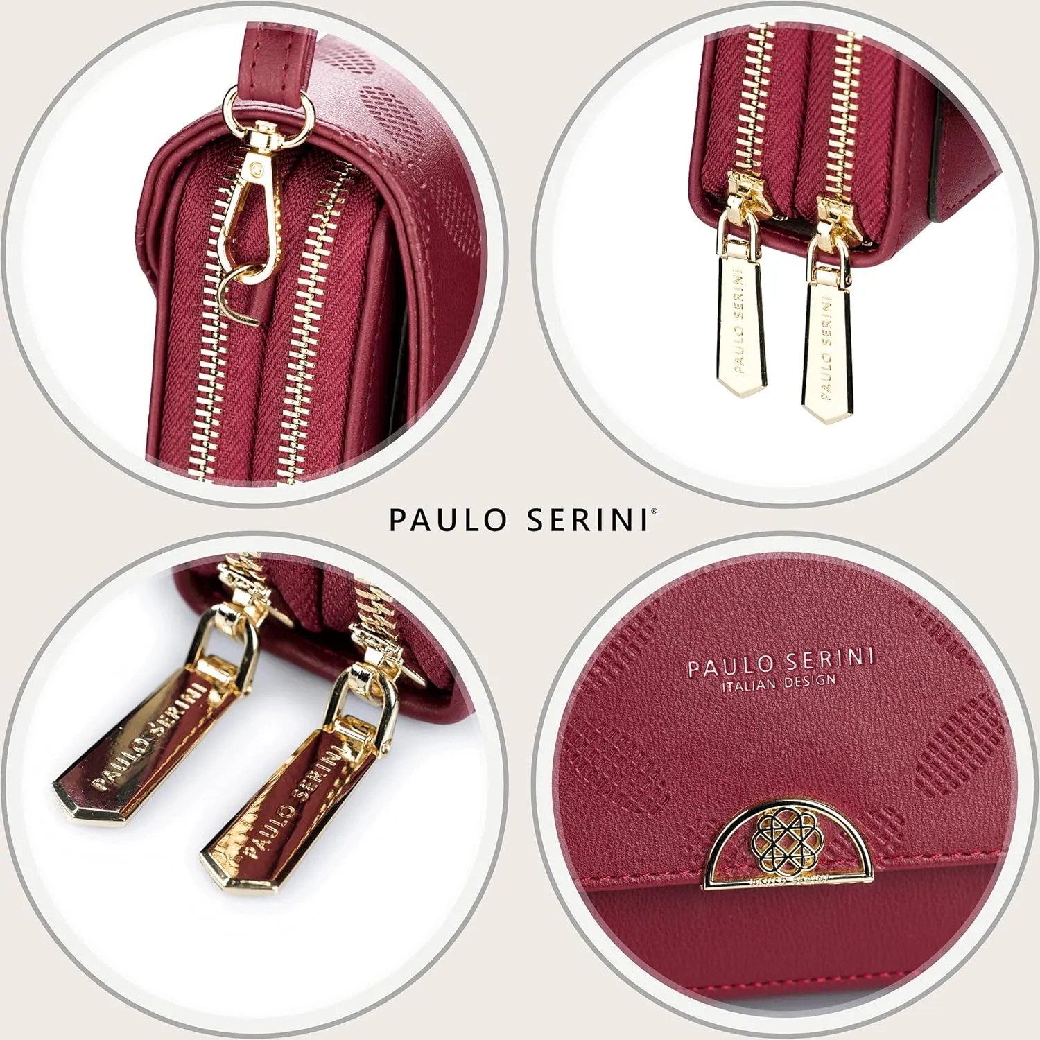 PAULO SERINI® Crossbody bag for Women - Phone Wallet Clutch Handbag - Women’s Wristlet Purses - Birthday Gifts for Women