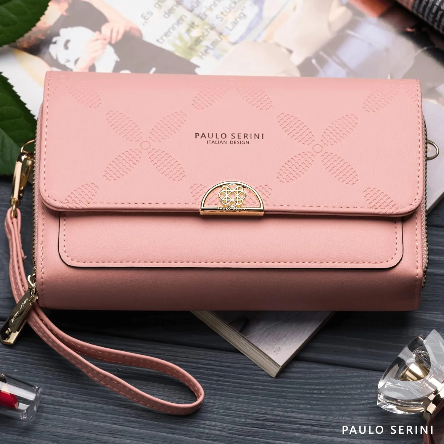 PAULO SERINI® Crossbody bag for Women - Phone Wallet Clutch Handbag - Women’s Wristlet Purses - Birthday Gifts for Women