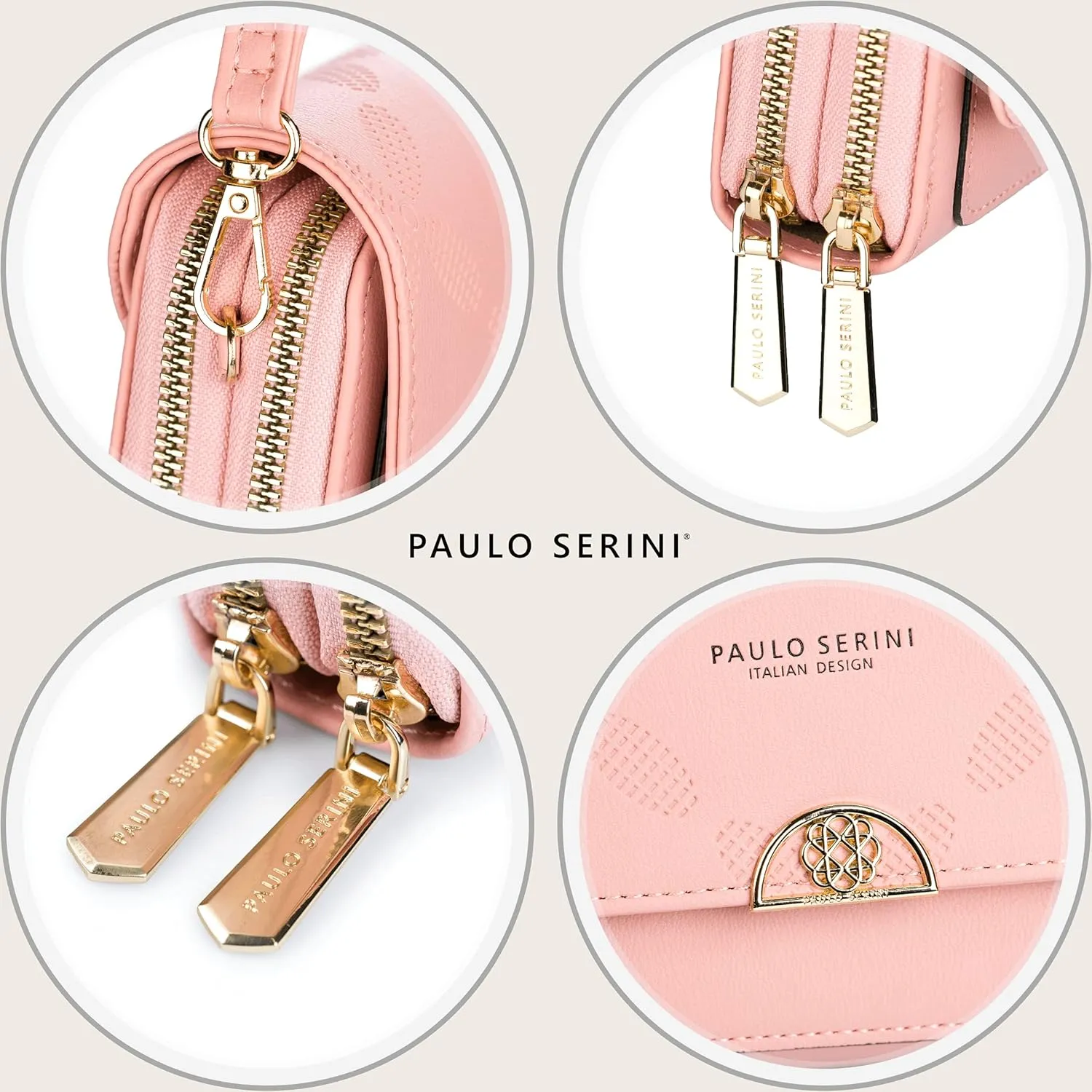 PAULO SERINI® Crossbody bag for Women - Phone Wallet Clutch Handbag - Women’s Wristlet Purses - Birthday Gifts for Women