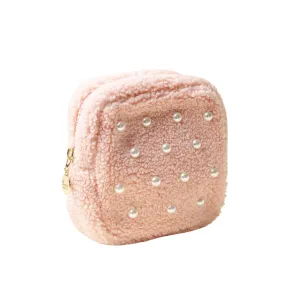 Pearl Blush Teddy Pouch