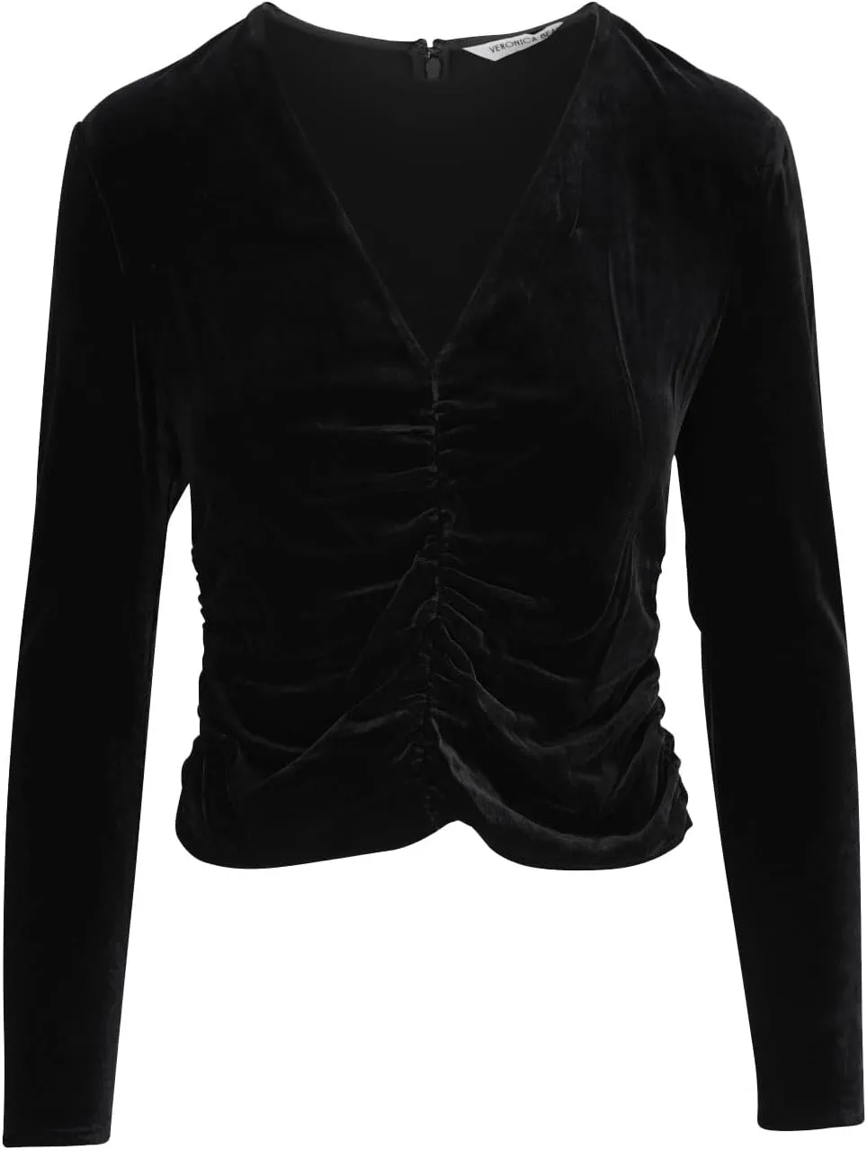 Pelona Stretch-Velvet Top