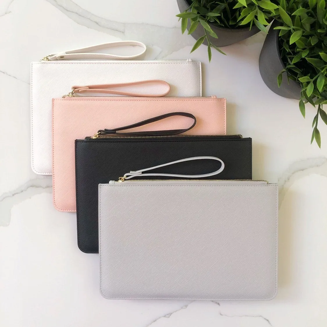 Personalised Wristlet Clutch Bag