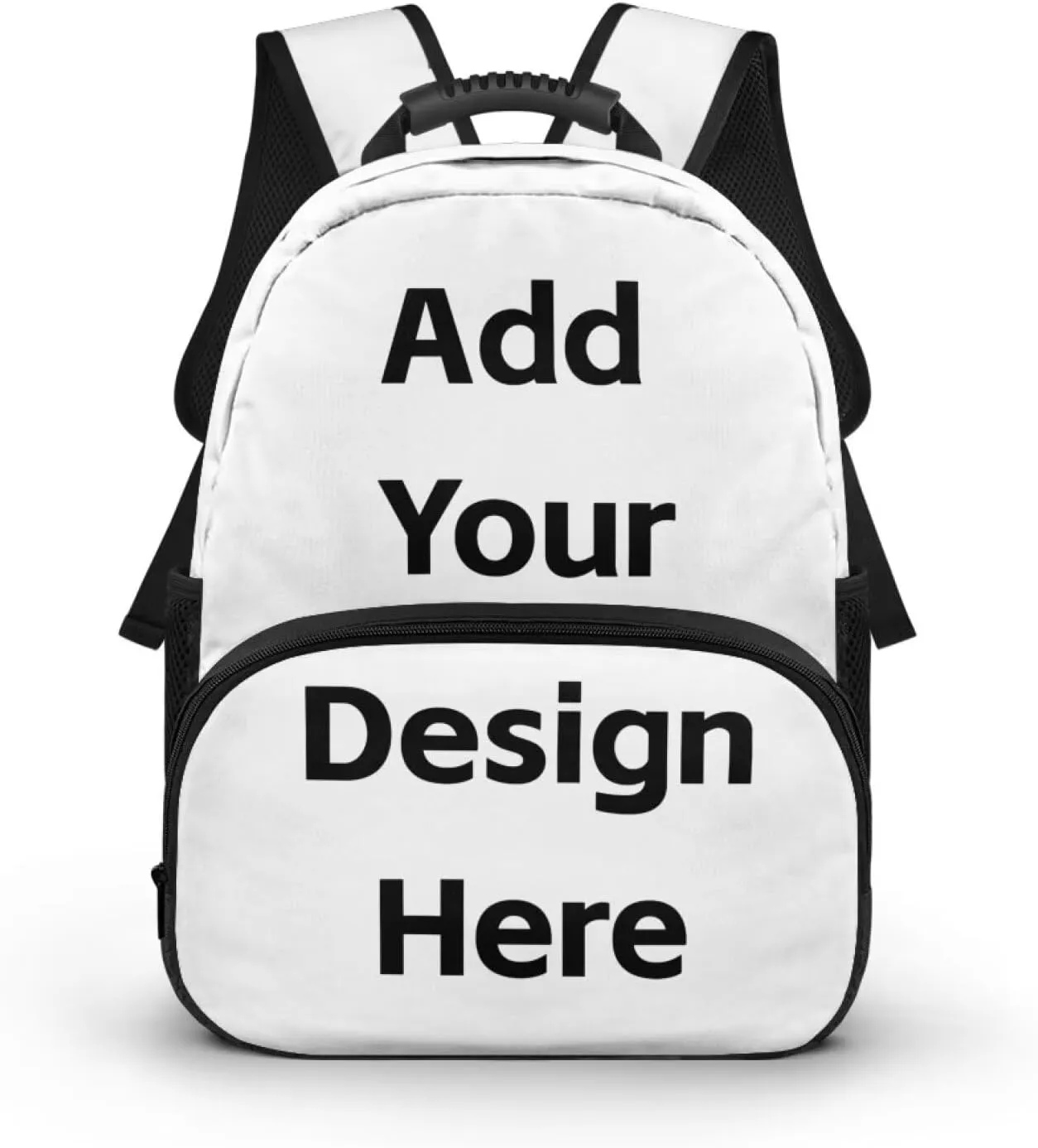 Personalized School Backpack for Little Boys Custom Bookbag with Name Picture for Kids Large Capacity Bookbag with Water Bottle Pockets for Students