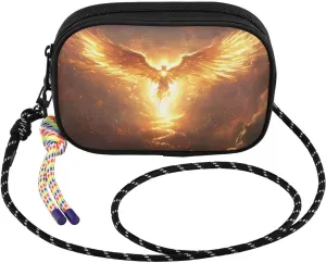 Phoenix Sky Crossbody Bags for Women Cell Phone Purses Women's Shoulder Handbag Wallet Purse with Rope Pendant
