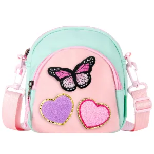 Pink & Teal DIY Arch Crossbody Purse