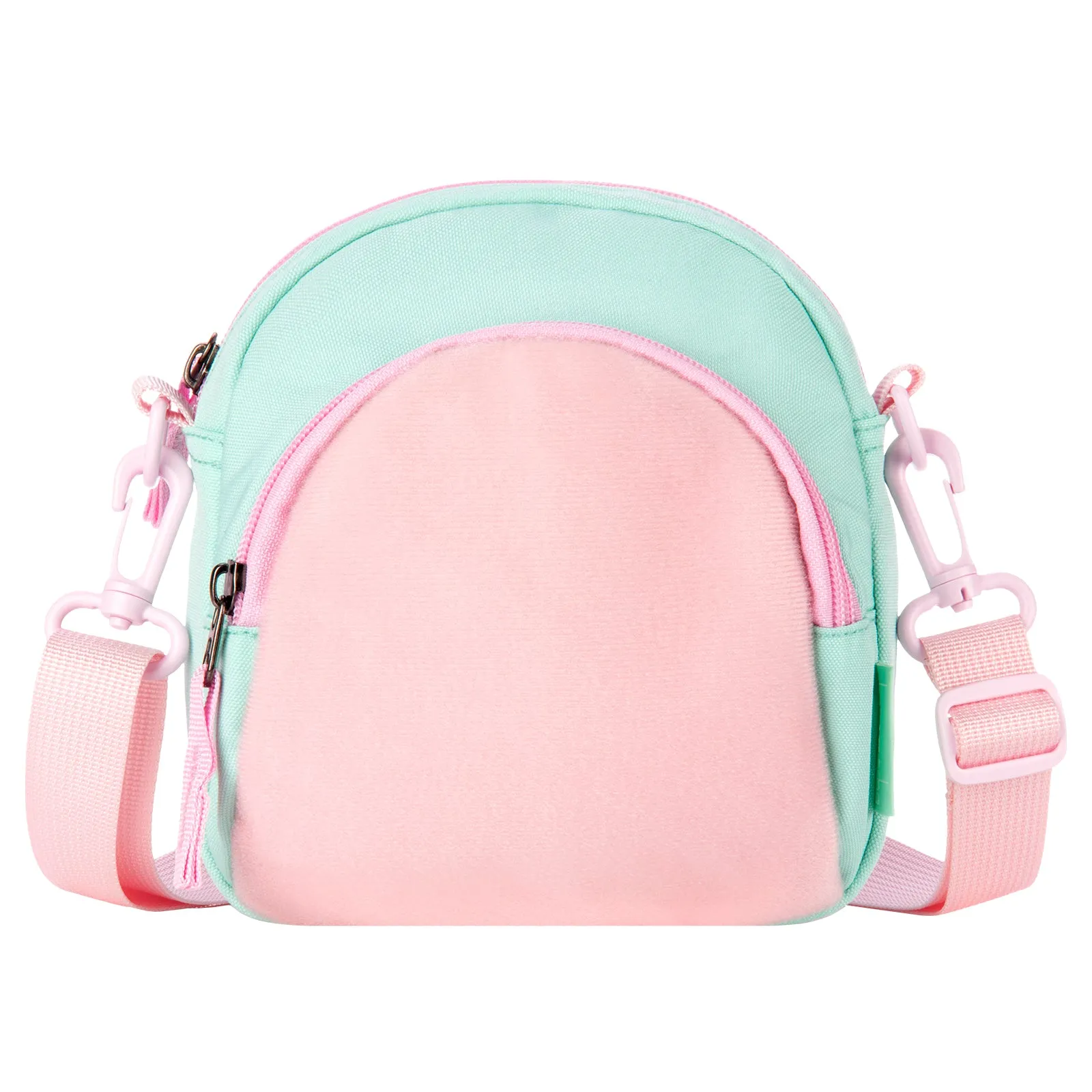 Pink & Teal DIY Arch Crossbody Purse
