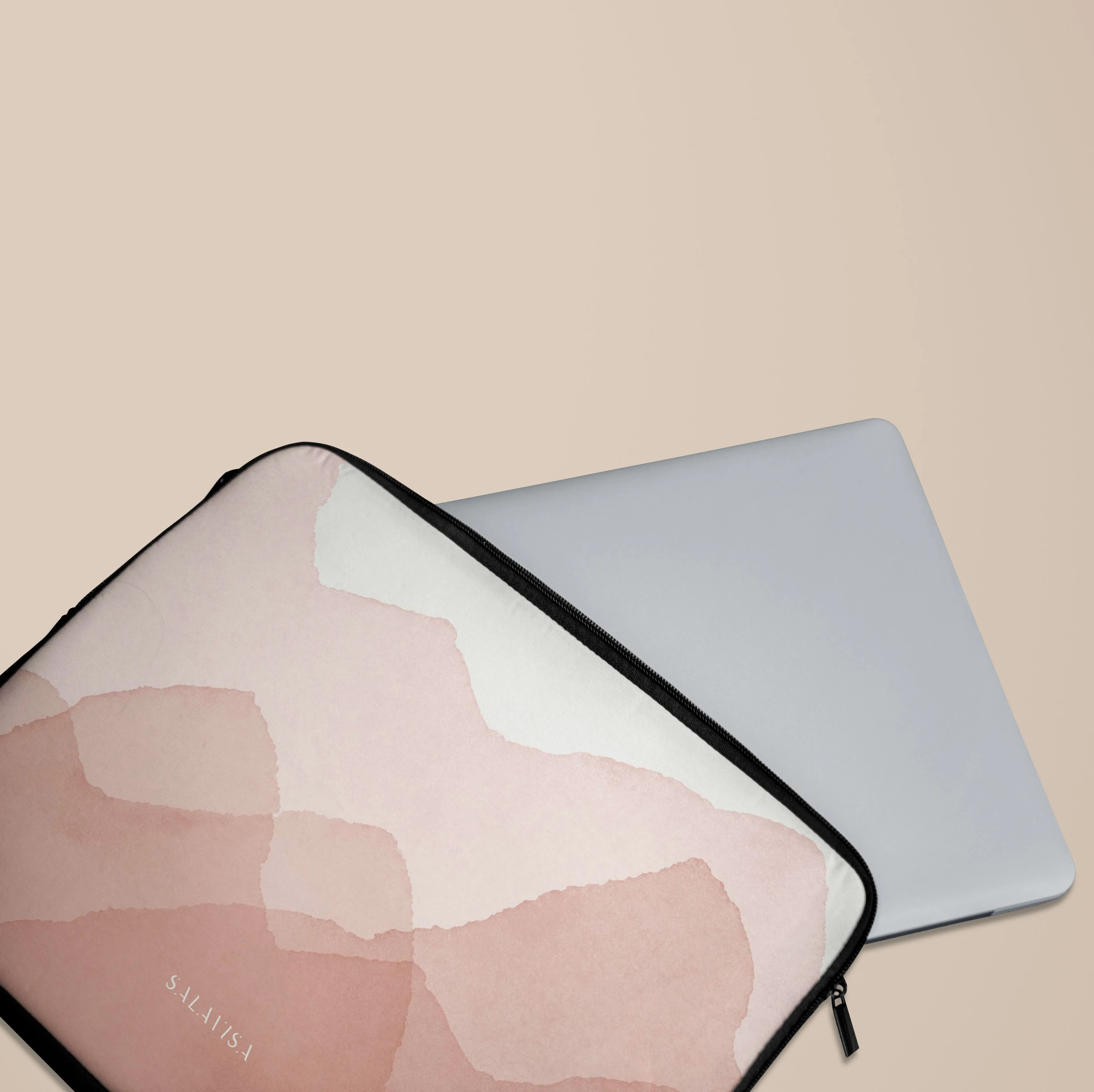 Pink Waves Laptop Sleeve