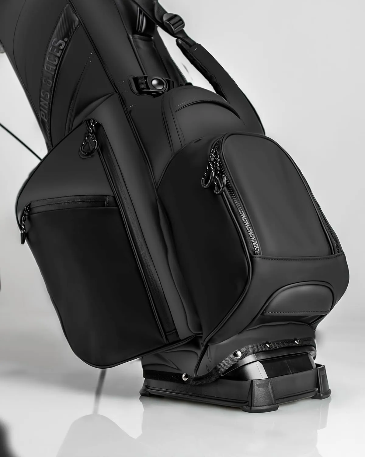 Pins & Aces Player Preferred Golf Bag - Premium Design, Lightweight Golf Bag with Stand - Velvet-Lined 5-Way Club Divider System