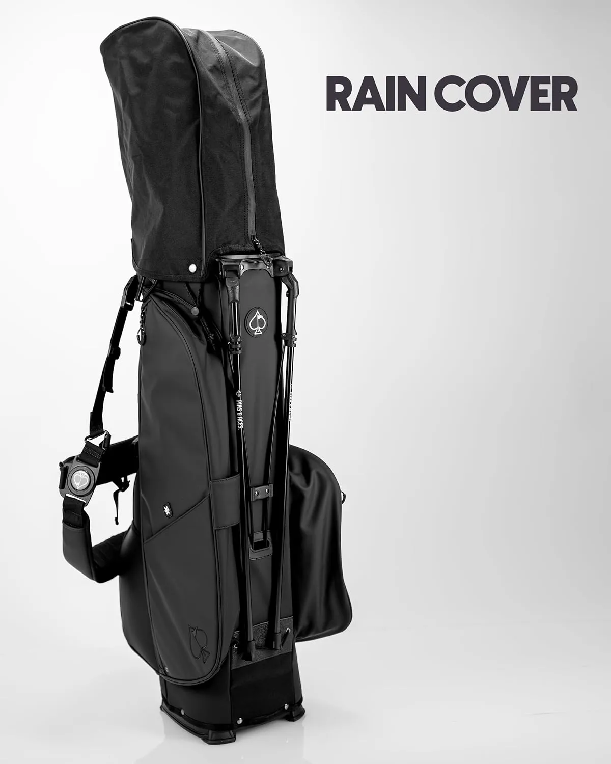 Pins & Aces Player Preferred Golf Bag - Premium Design, Lightweight Golf Bag with Stand - Velvet-Lined 5-Way Club Divider System