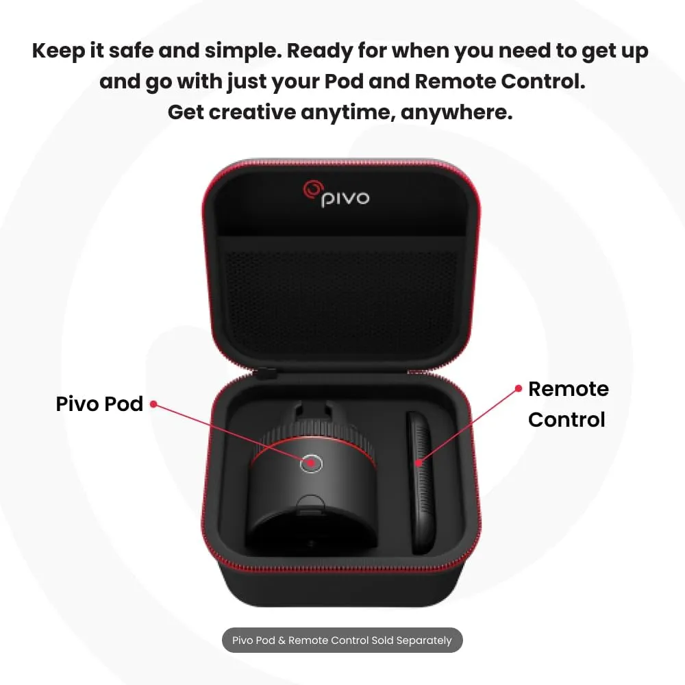 Pivo Travel Case Mini Hard Protective Shell Portable Lightweight & Durable Case Bag Compatible Pods Lite