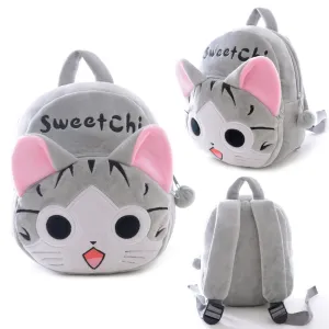 Plush Cartoon Bags Kids Backpack Children School Bags Animal Cute Bags for 1-3 Years Old Kindergarten Kids Girl