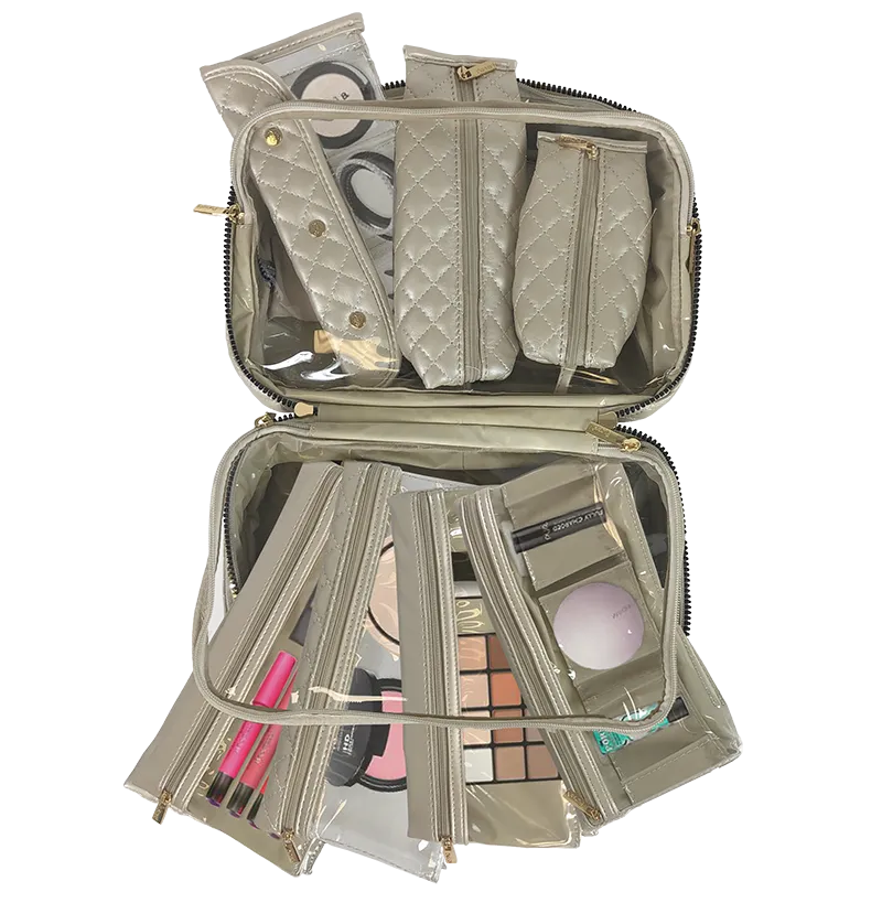 PN Amour Travel Case - Pearl Quilted