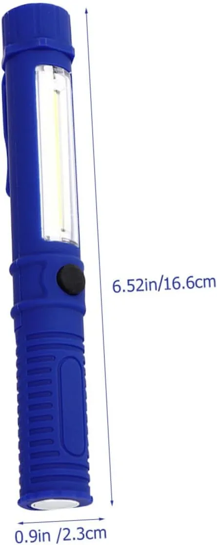POPETPOP Utility Light Cob Led Inspection Flashlight Blue Light Flashlight Compact for Auto Repair Home and Emergencies