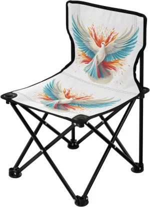 Portable Camping Folding Chairs Foldable Chair Small Pigeon Lightweight Backpacking Outdoor Outside Fishing
