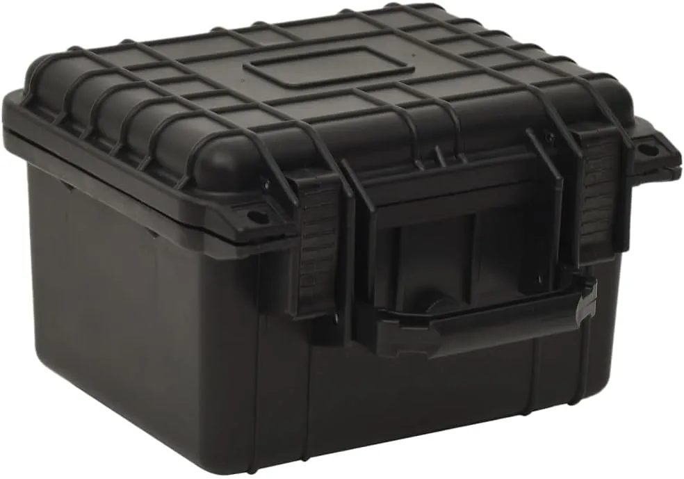 Portable Flight Case for Secure Travel, Shock-Resistant Design, Water Protective, Compact Size 10.6"x9.8"x7.1"