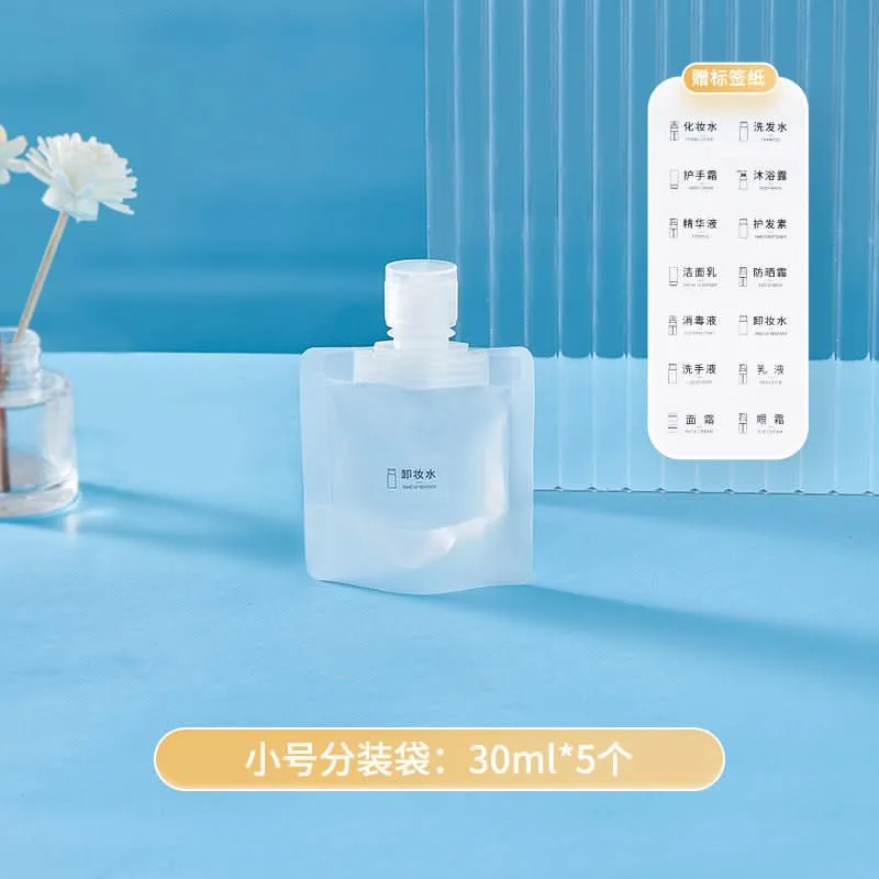 Portable Shampoo & Lotion Squeeze Bags for Business Trips & Travel
