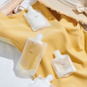 Portable Shampoo & Lotion Squeeze Bags for Business Trips & Travel