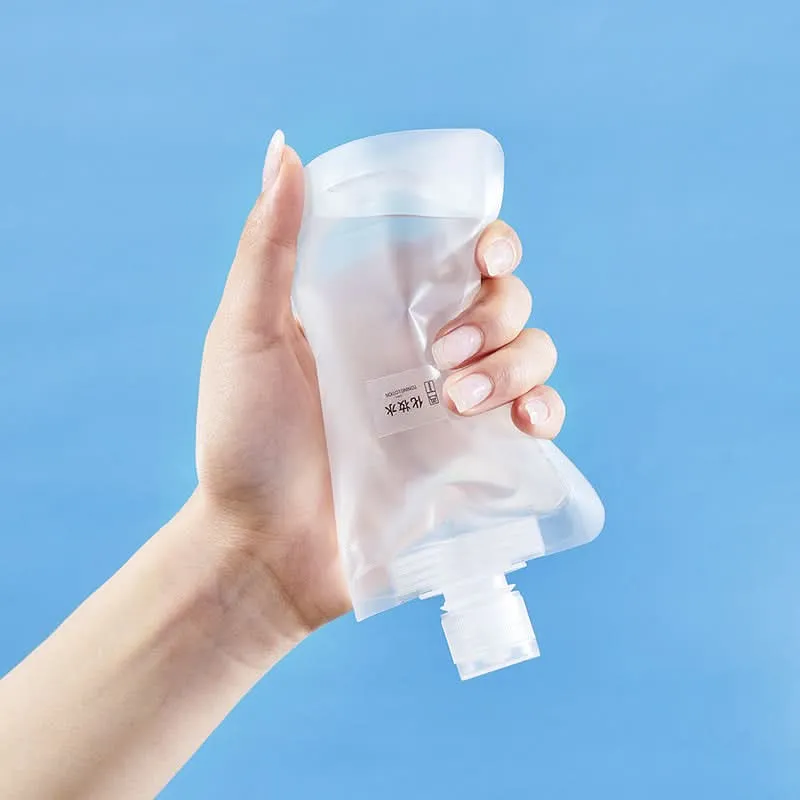 Portable Shampoo & Lotion Squeeze Bags for Business Trips & Travel