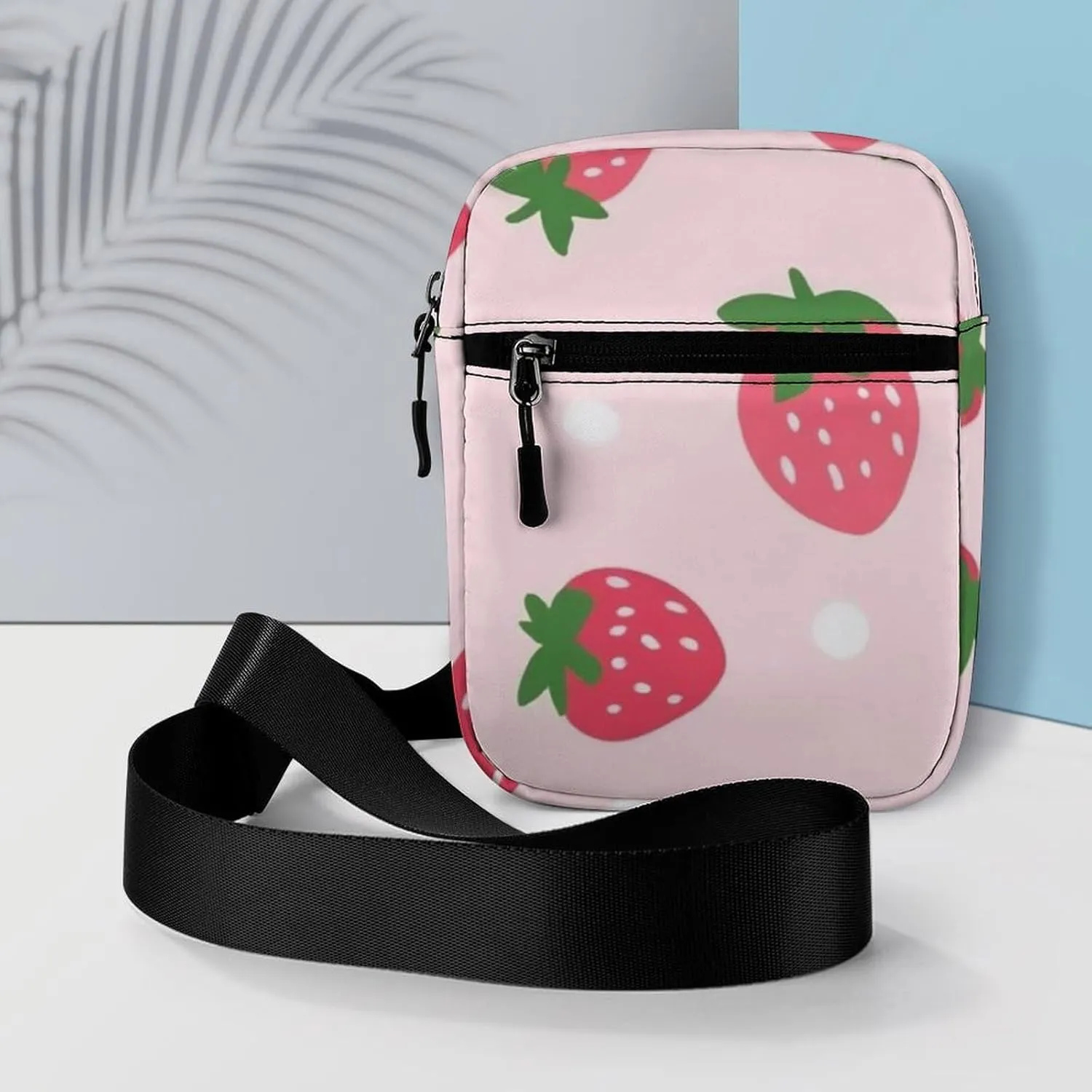 Portable Small Crossbody Bag for Women Men, Casual Mini Cell-phone Pouch Travel Shoulder Bag