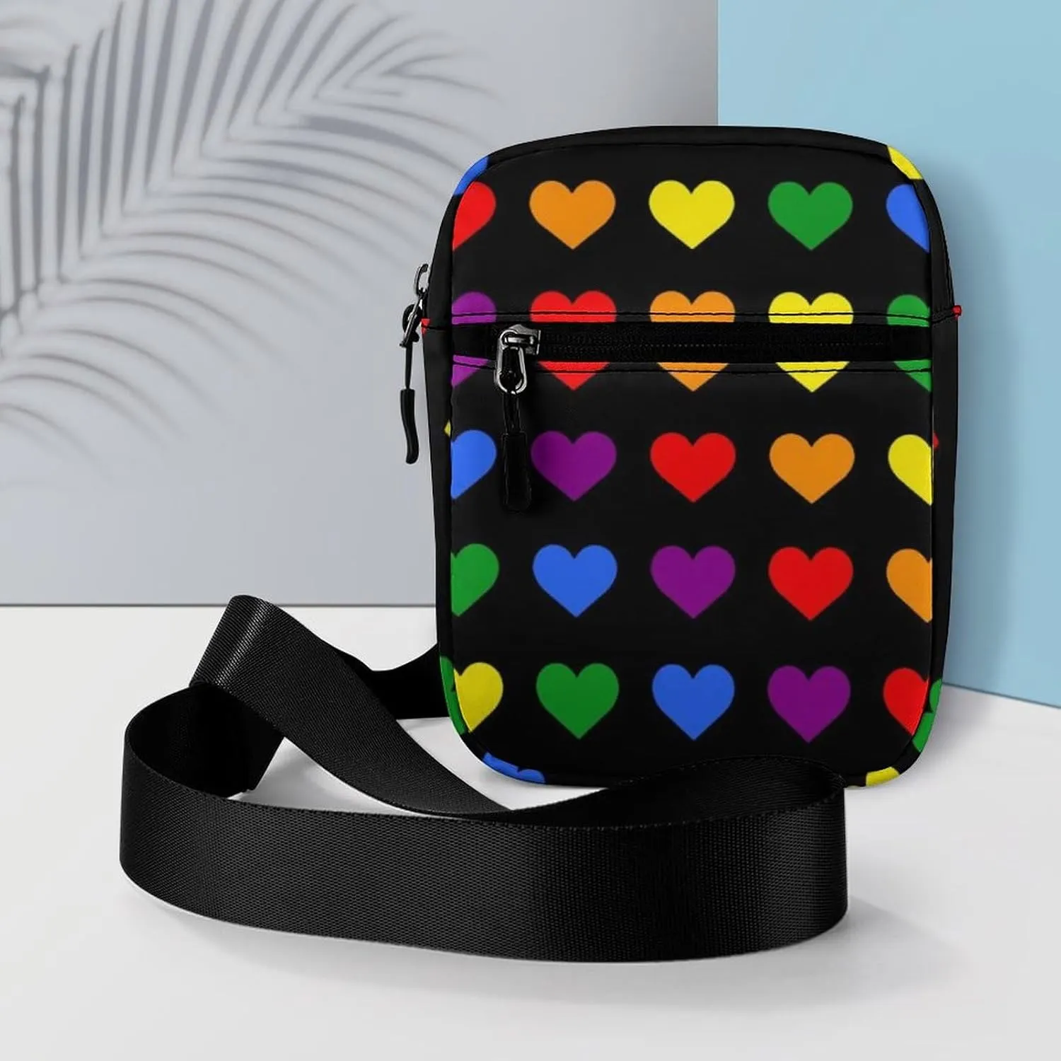 Portable Small Crossbody Bag for Women Men, Casual Mini Cell-phone Pouch Travel Shoulder Bag